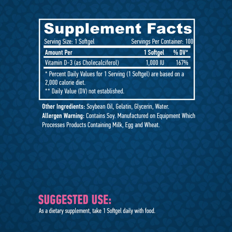HAYA LABS Vitamin D3 съставки